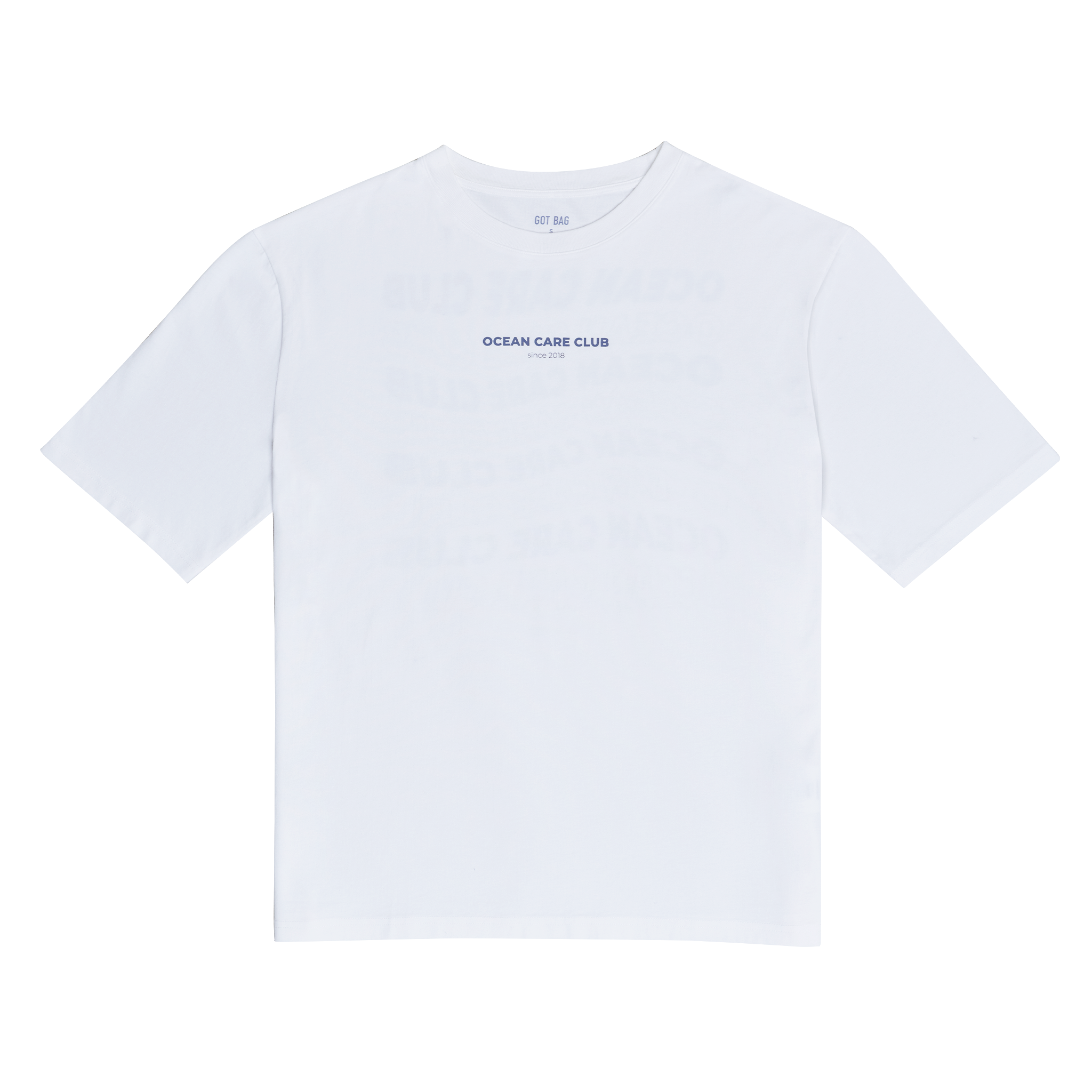 T-SHIRT WAVE white