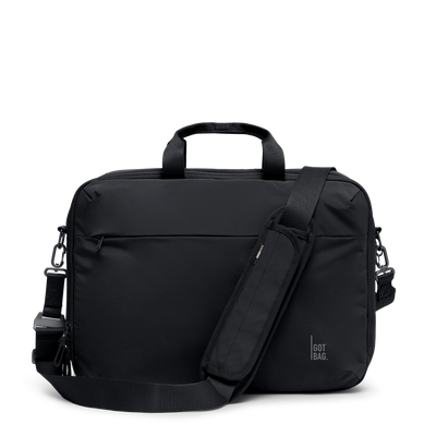COMMUTER BAG Borsa in black (nero) come scatto in studio con vista frontale.