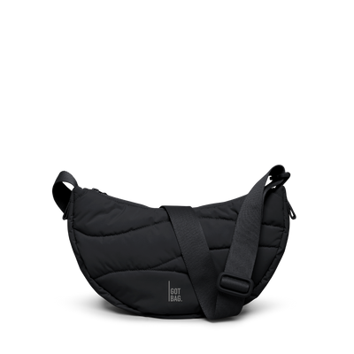 WAVY PUFFER MOON BAG SMALL