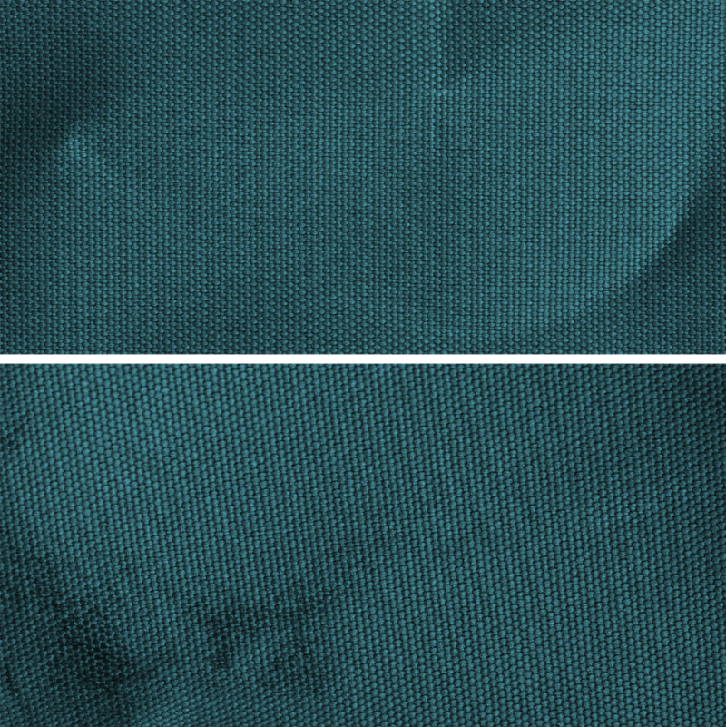 PDP FABRIC Accessoires in cliff (dunkles Petrol) als Detailaufnahme.