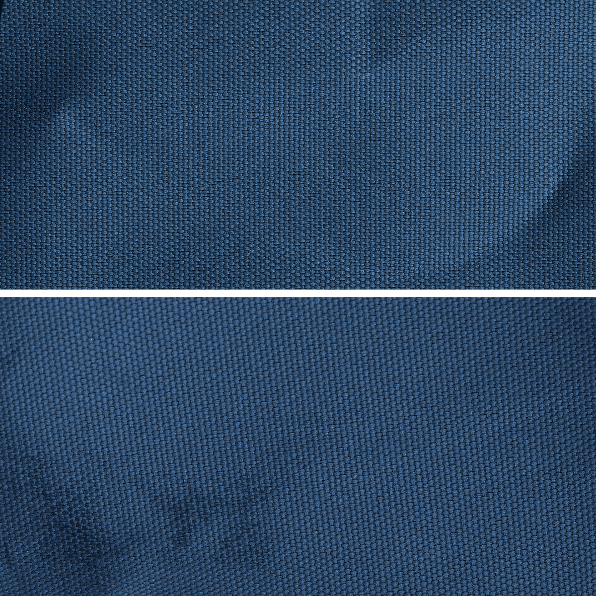 Textur eines Accessoires in ocean blue (Marineblau) als Detailaufnahme.
