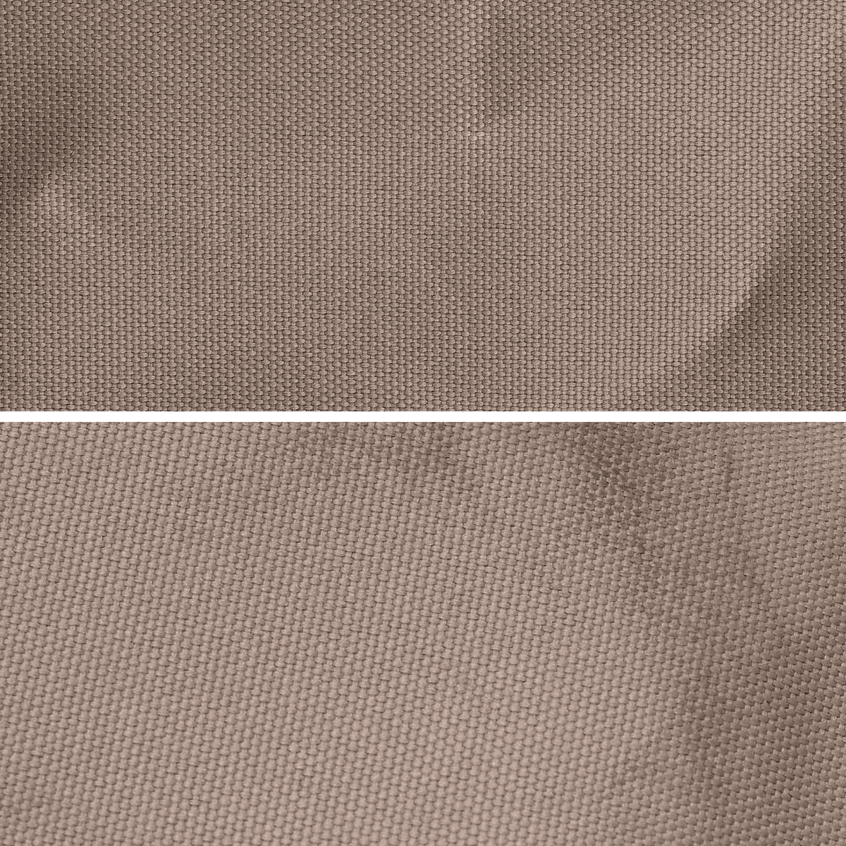 PDP Fabric Accessoires in oyster (klassisches Taupe-Braun), Detailaufnahme der Textur.