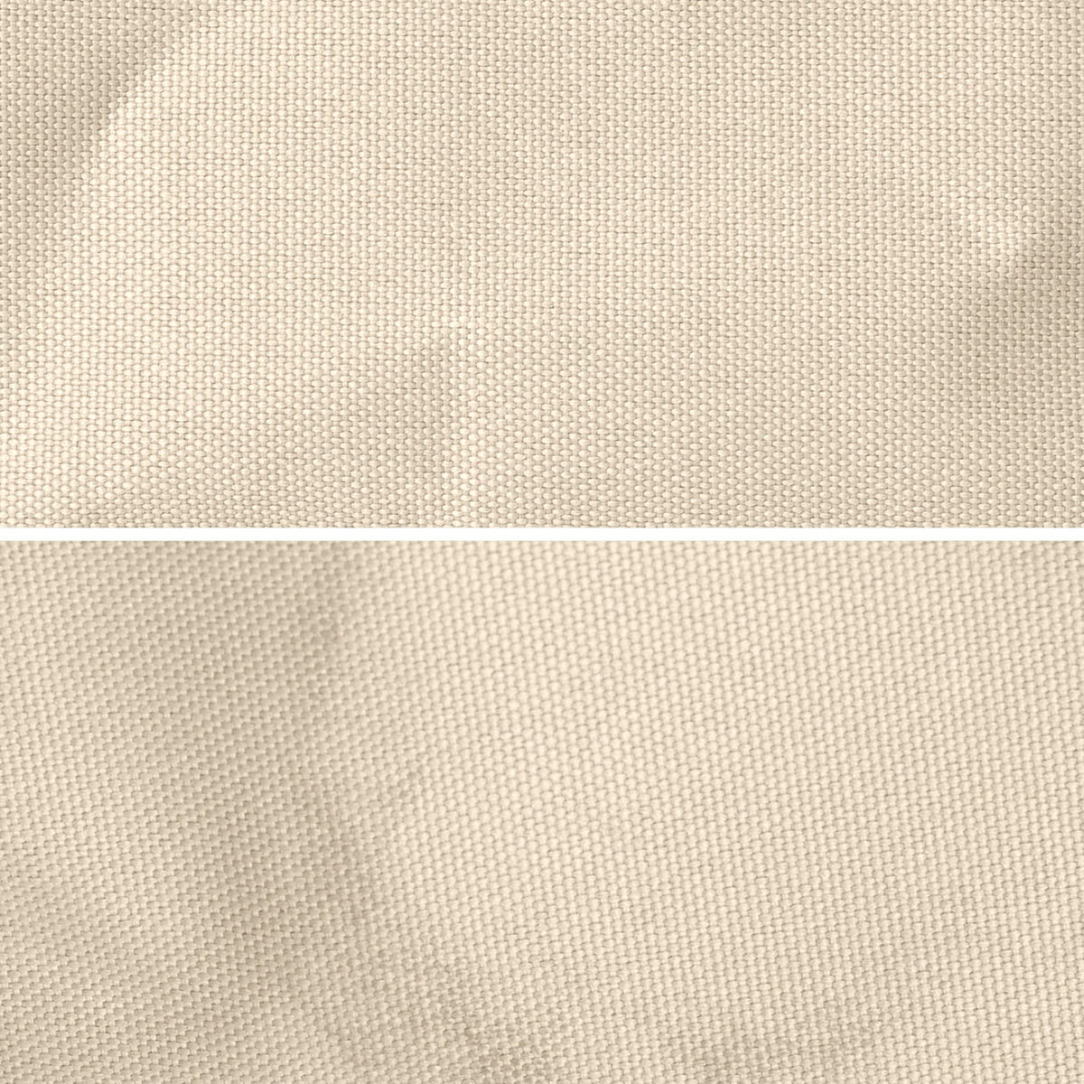 PDP Accessoires in salt (warmes Cremeweiß), Detailaufnahme der Stofftextur.