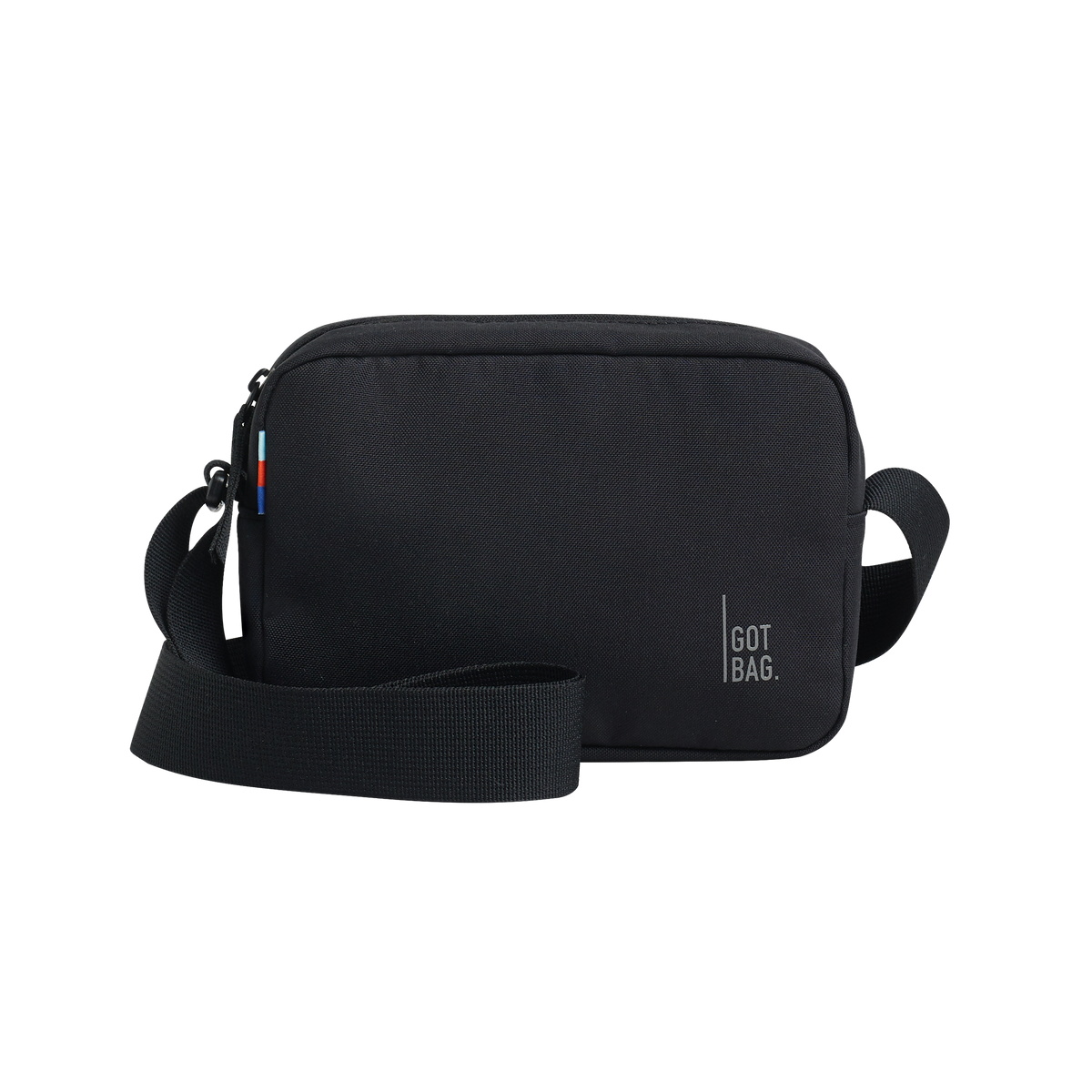 CROSSBODY torba w black (Czarny) jako zdjęcie studyjne z przodu.