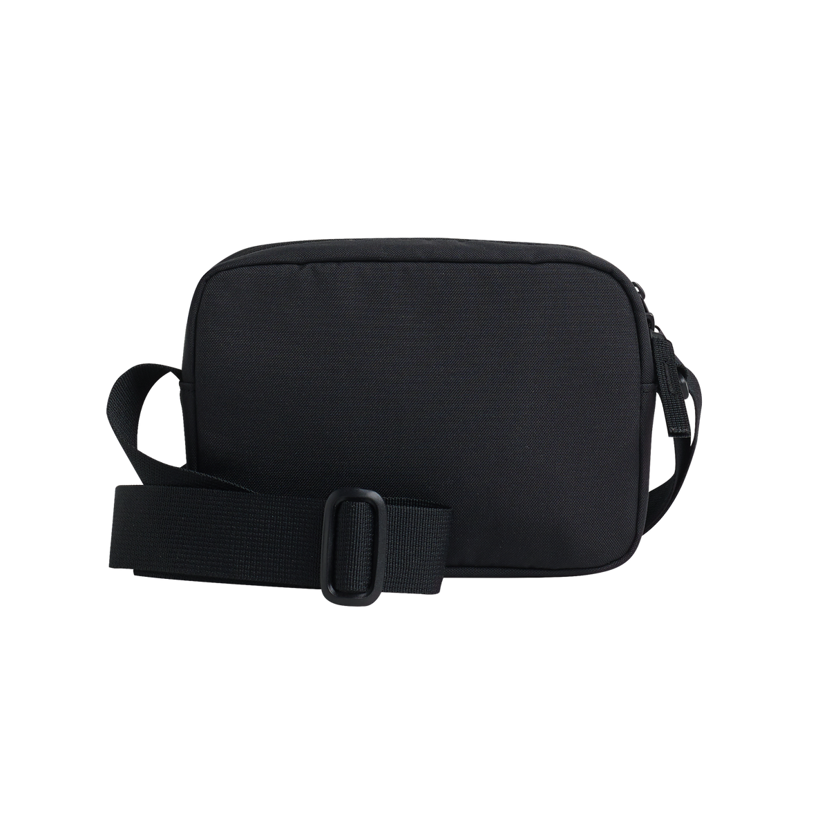 CROSSBODY Tasche in black (Schwarz) als Studioaufnahme in Rückansicht.