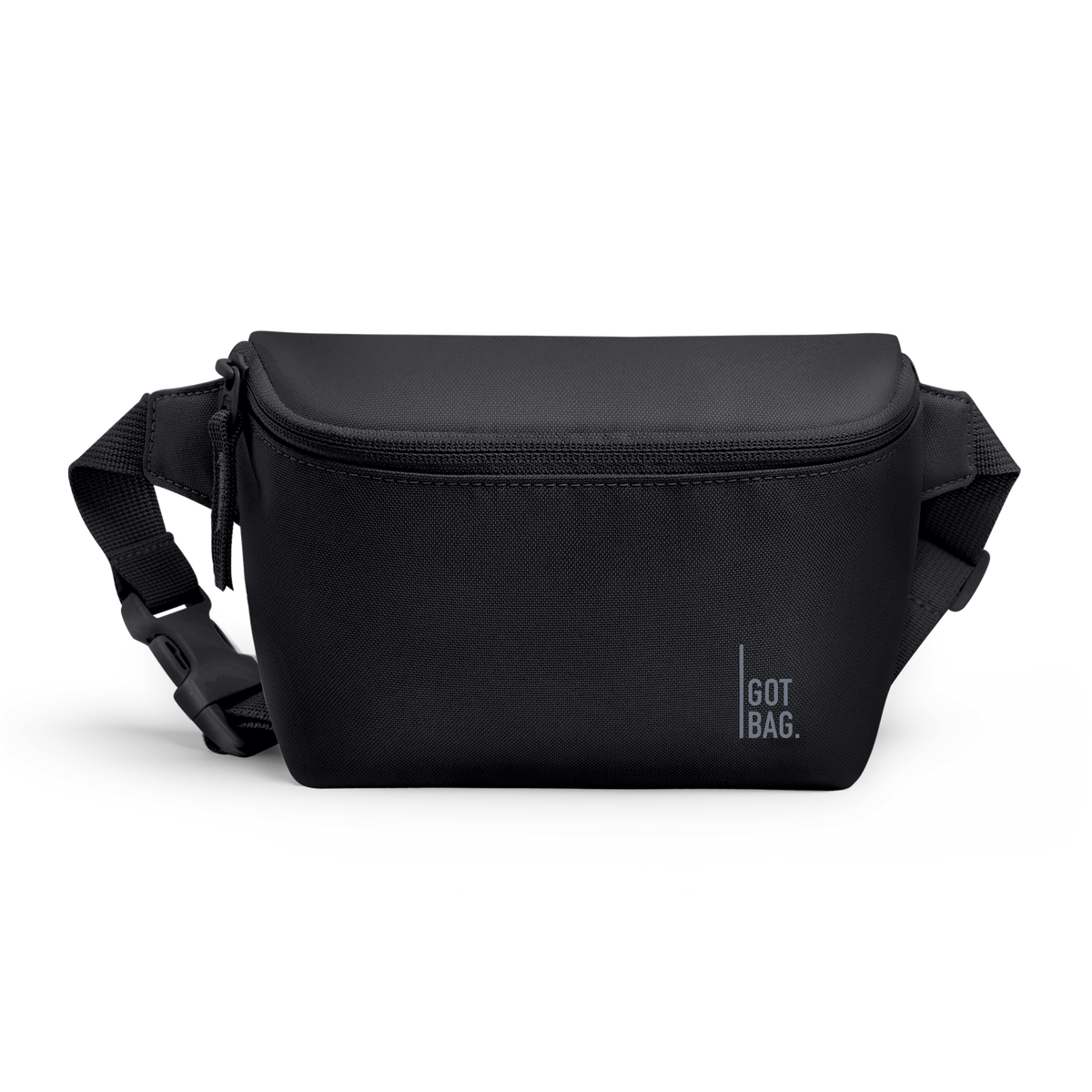 HIP BAG Tasche in black (Schwarz) als Studioaufnahme in Frontansicht.