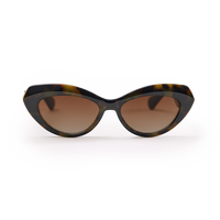 RE SHADES NO.01 RE:SHADE in tortoise als Studioaufnahme in Frontansicht.