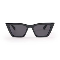 RE SHADES NO.02 RE:SHADE in black (Schwarz) als Studioaufnahme in Frontansicht.