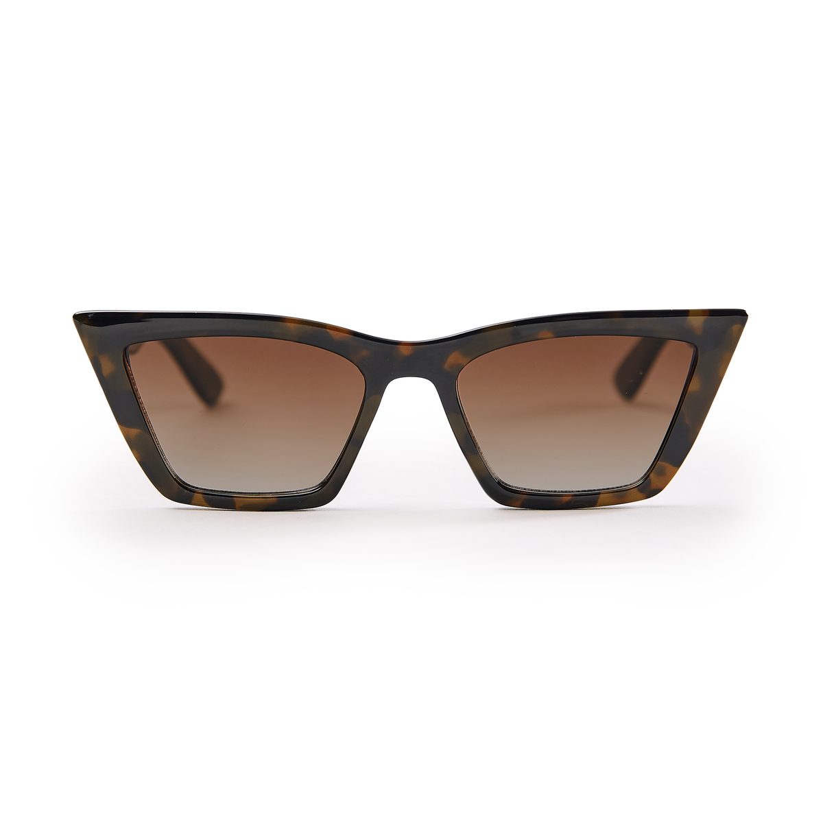 RE SHADES NO.02 RE:SHADE w tortoise jako ujęcie studyjne z przodu.