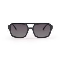 RE SHADES NO.03 RE:SHADE in black (Schwarz) als Studioaufnahme in Frontansicht.