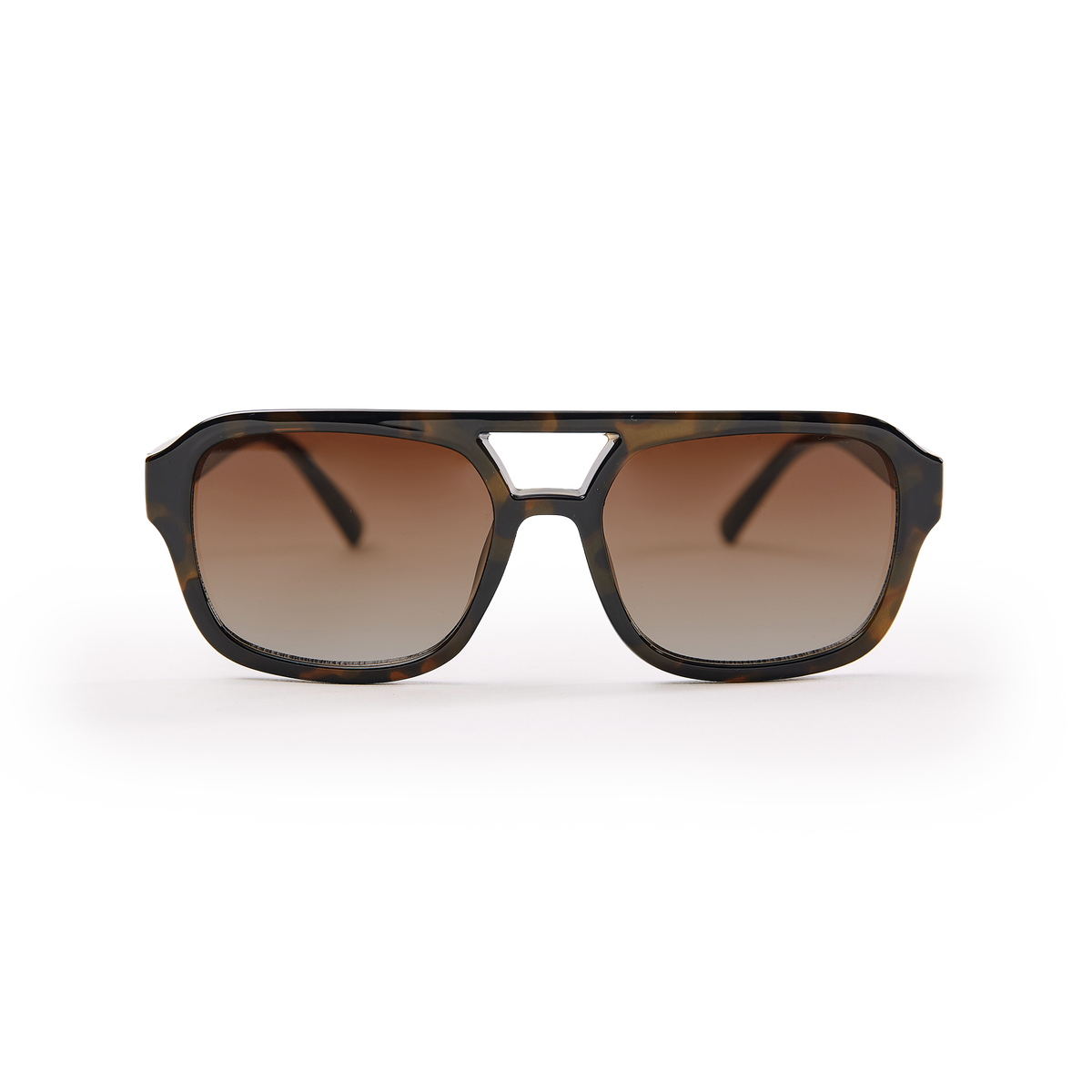 RE SHADES NO.03 RE:SHADE in tortoise als Studioaufnahme in Frontansicht.