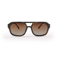 RE SHADES NO.03 RE:SHADE in tortoise als Studioaufnahme in Frontansicht.