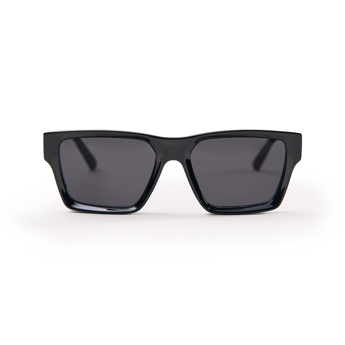 RE SHADES NO.04 RE:SHADE in black (Czarny) zdjęcie studyjne z przodu.