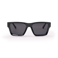 RE SHADES NO.04 RE:SHADE in black (Schwarz) als Studioaufnahme in Frontansicht.