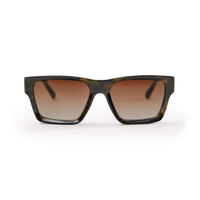 RE SHADES NO.04 RE:SHADE in tortoise (tortoise) als Studioaufnahme in Frontansicht.