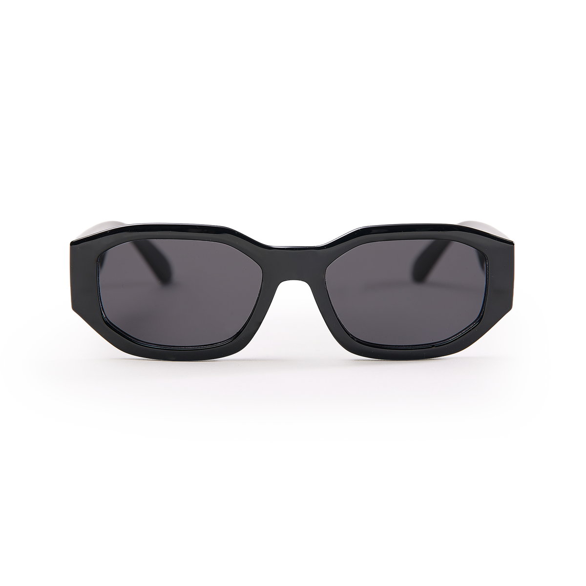 RE SHADES NO.07 RE:SHADE in black (Schwarz) als Studioaufnahme in Frontansicht.