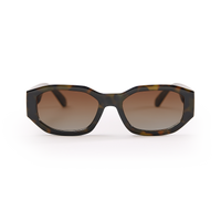 RE SHADES NO.07 RE:SHADE in tortoise als Studioaufnahme in Frontansicht.
