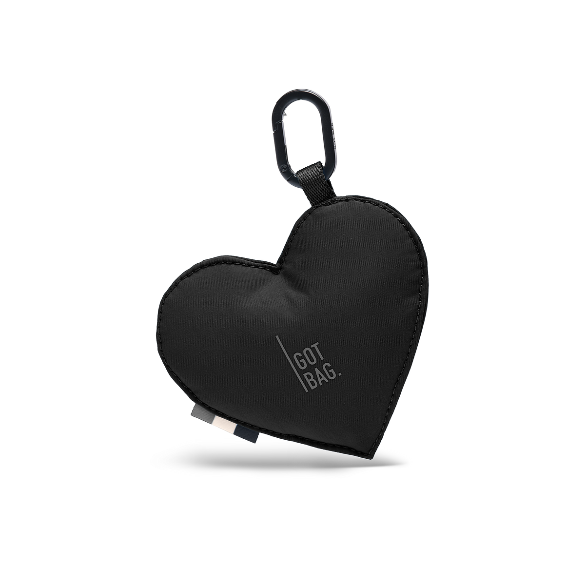 TREASURE CHARM Accessoires in black (Schwarz) als Studioaufnahme in Rückansicht.