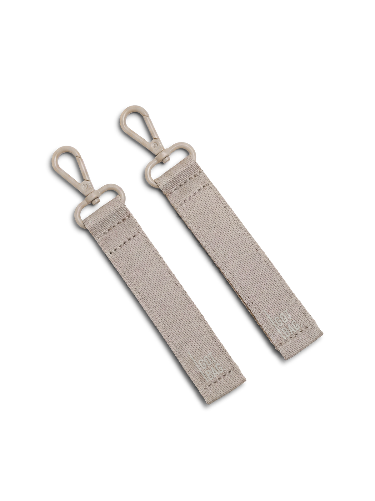 STROLLER STRAP Accessoires in scallop (helles Beige) in Frontansicht.