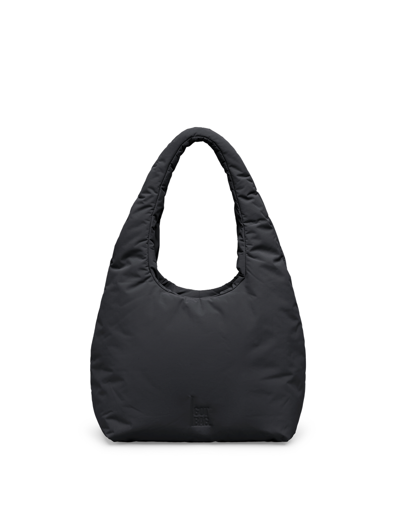 CLOUD SHOULDER BAG Tasche in black (Schwarz) als Studioaufnahme in Frontansicht.