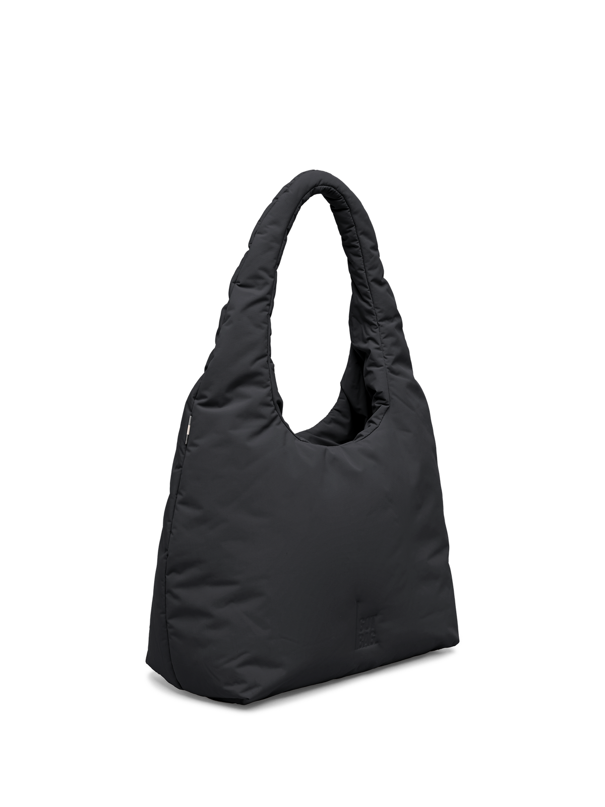 CLOUD SHOULDER BAG Tasche in black (Schwarz) in diagonaler Ansicht.