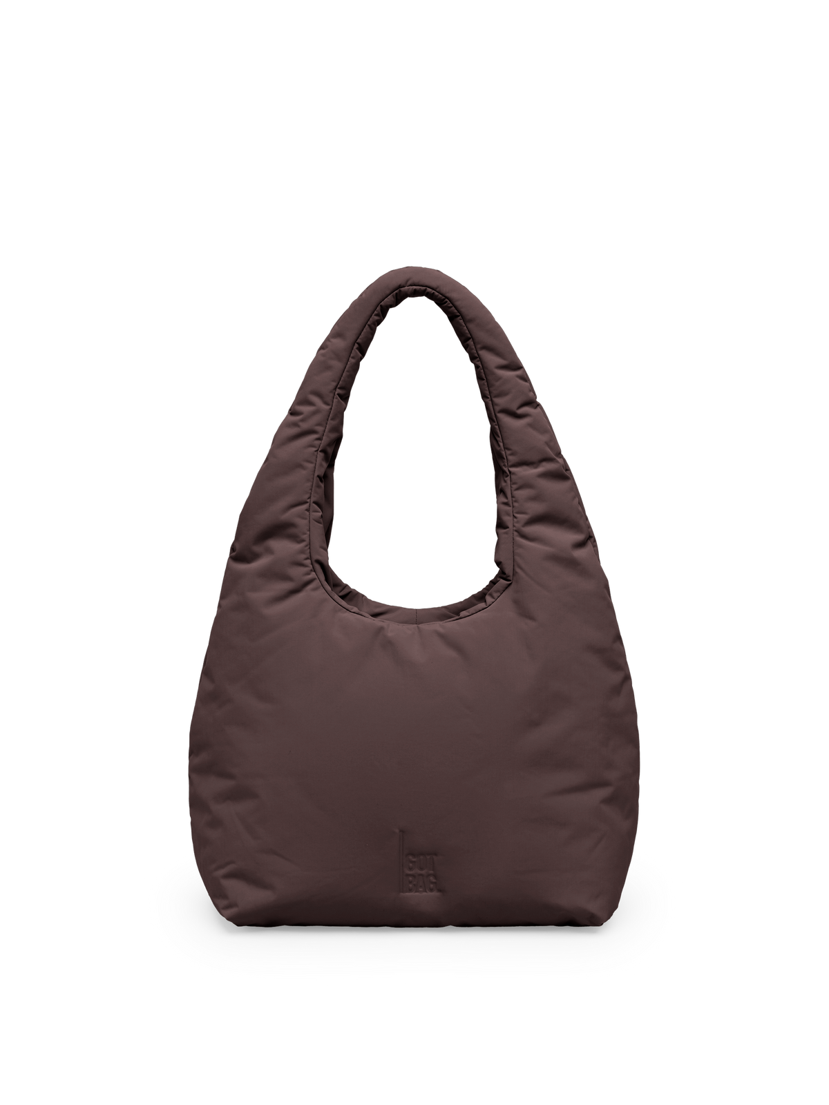 CLOUD SHOULDER BAG Tasche in sea lion als Studioaufnahme in Frontansicht.