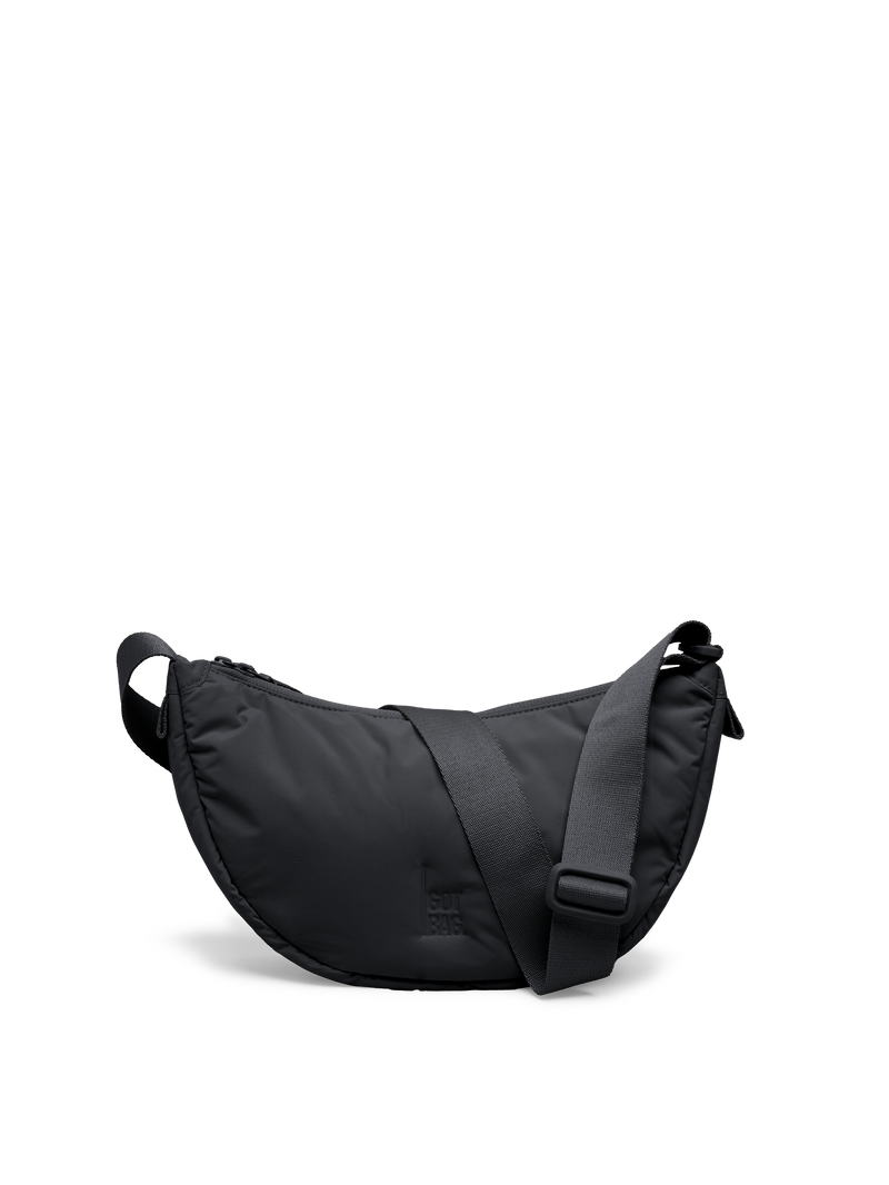 CLOUD MOON BAG SMALL Tasche in black (Schwarz) als Studioaufnahme in Frontansicht.