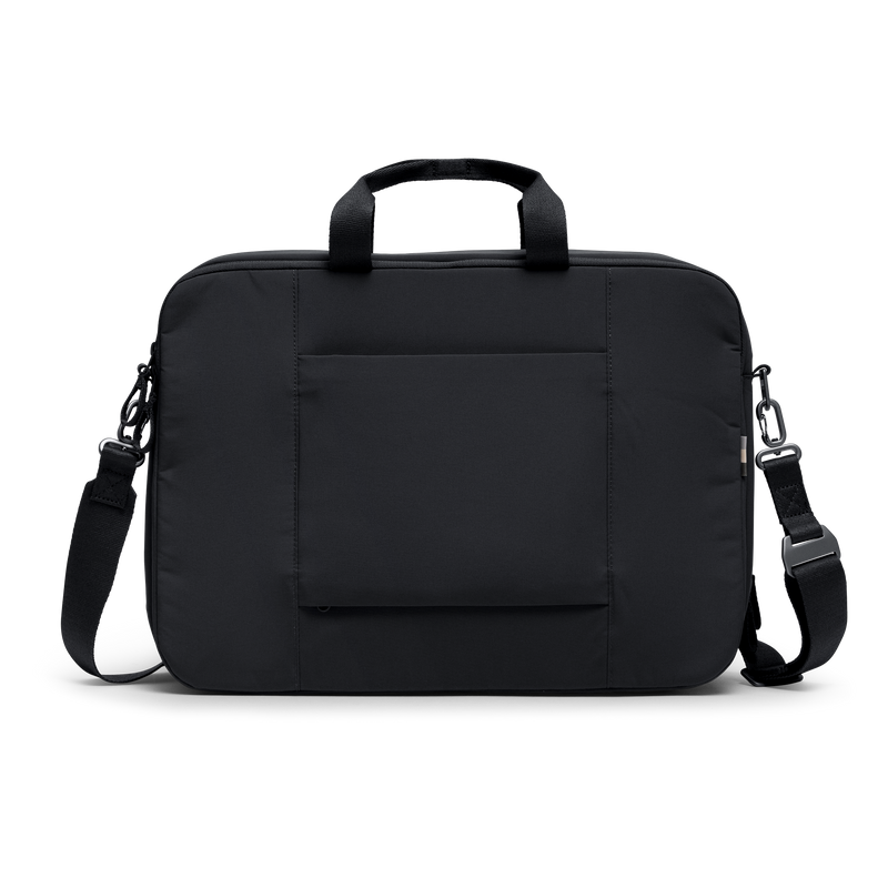 COMMUTER BAG Tasche in black (Schwarz) als Studioaufnahme in Frontansicht.