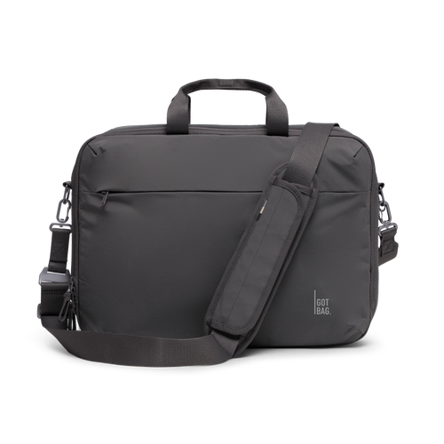 COMMUTERBAG borsa in shark (grigio scuro) come scatto in studio con vista frontale.
