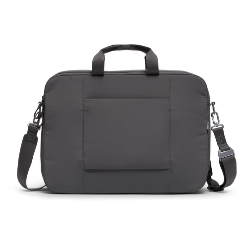 COMMUTER BAG Tasche in shark (Dunkelgrau), Studioaufnahme in Rückansicht.