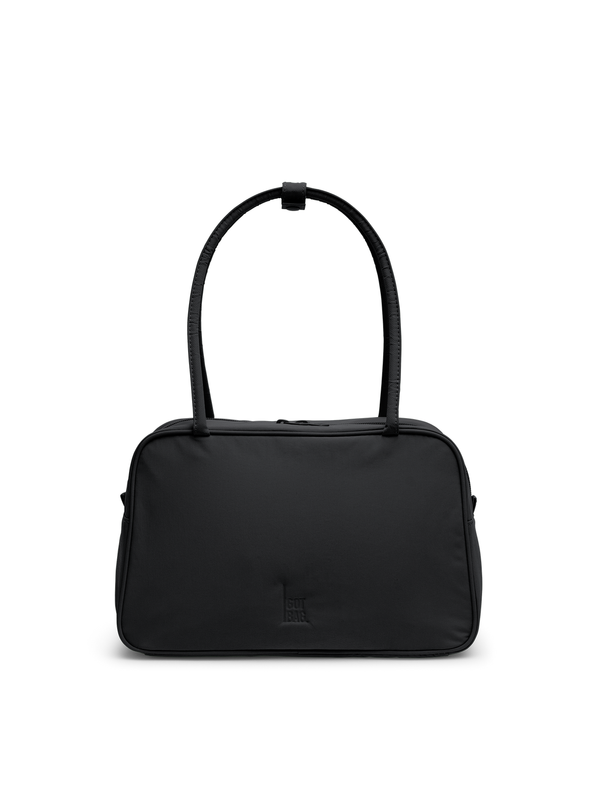 STRIKEBAG Tasche in black (Schwarz) als Studioaufnahme in Frontansicht.