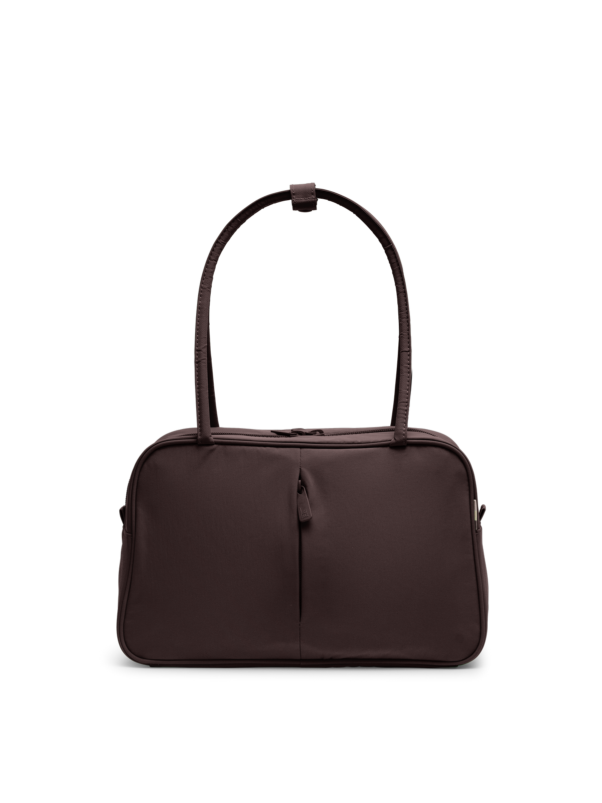 STRIKE BAG Tasche in sea lion (dunkles Schokobraun) als Studioaufnahme in Frontansicht.