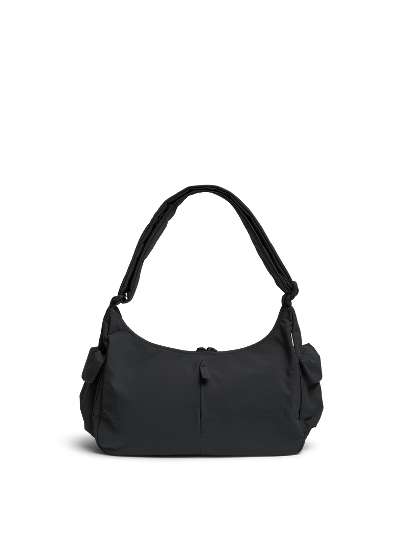 POCKET BAG SMALL Tasche in black (Schwarz) in Rückansicht.