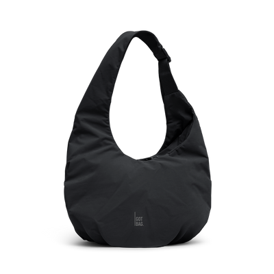 FULLMOONBAG Tasche in black (Schwarz) als Studioaufnahme in Frontansicht.