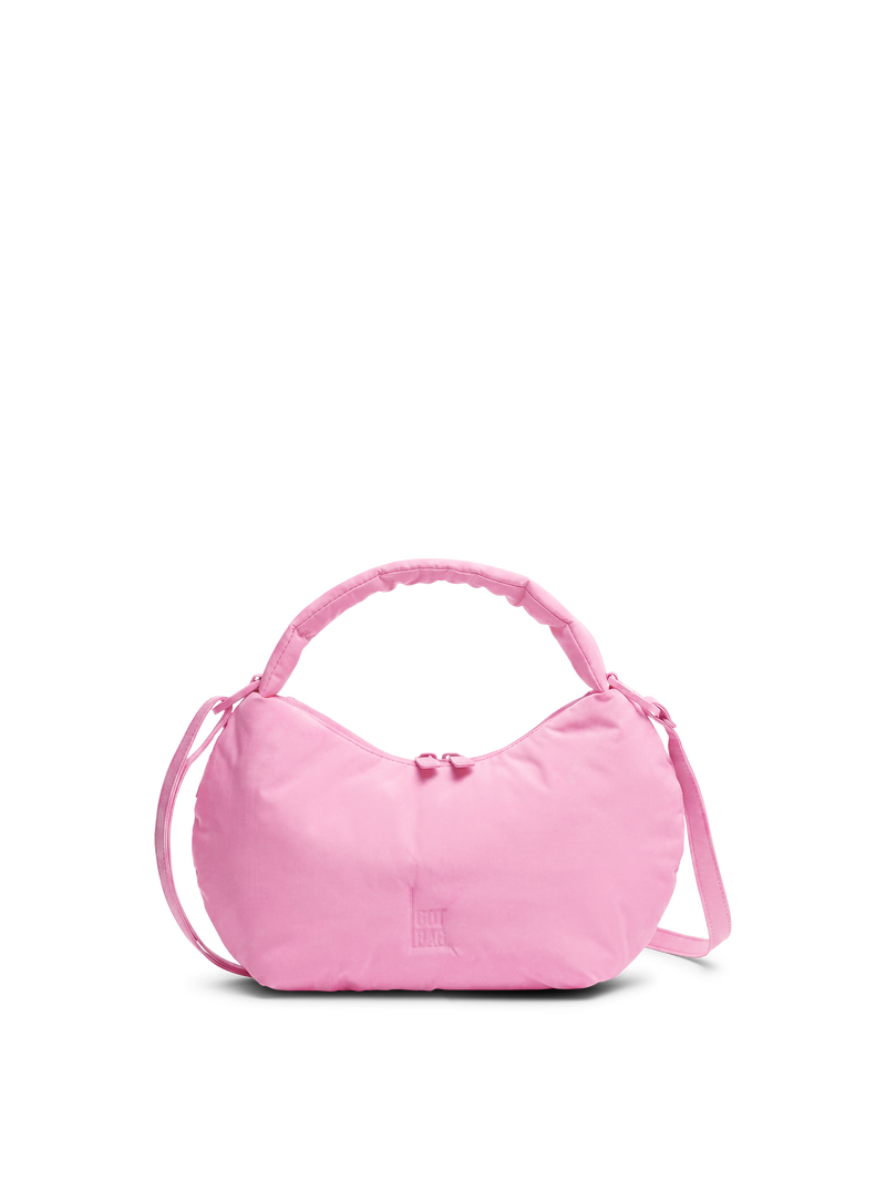 CLOUD BEAD BAG sac en sea rose (rose pastel intense) comme photo de studio en vue de face.