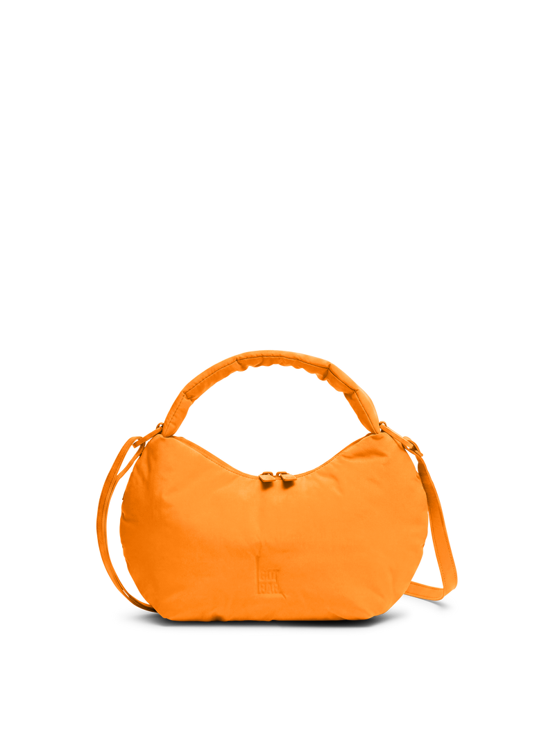 CLOUD BEAD BAG sac en clownfish (jaune-orange éclatant) comme photo de studio en vue de face.