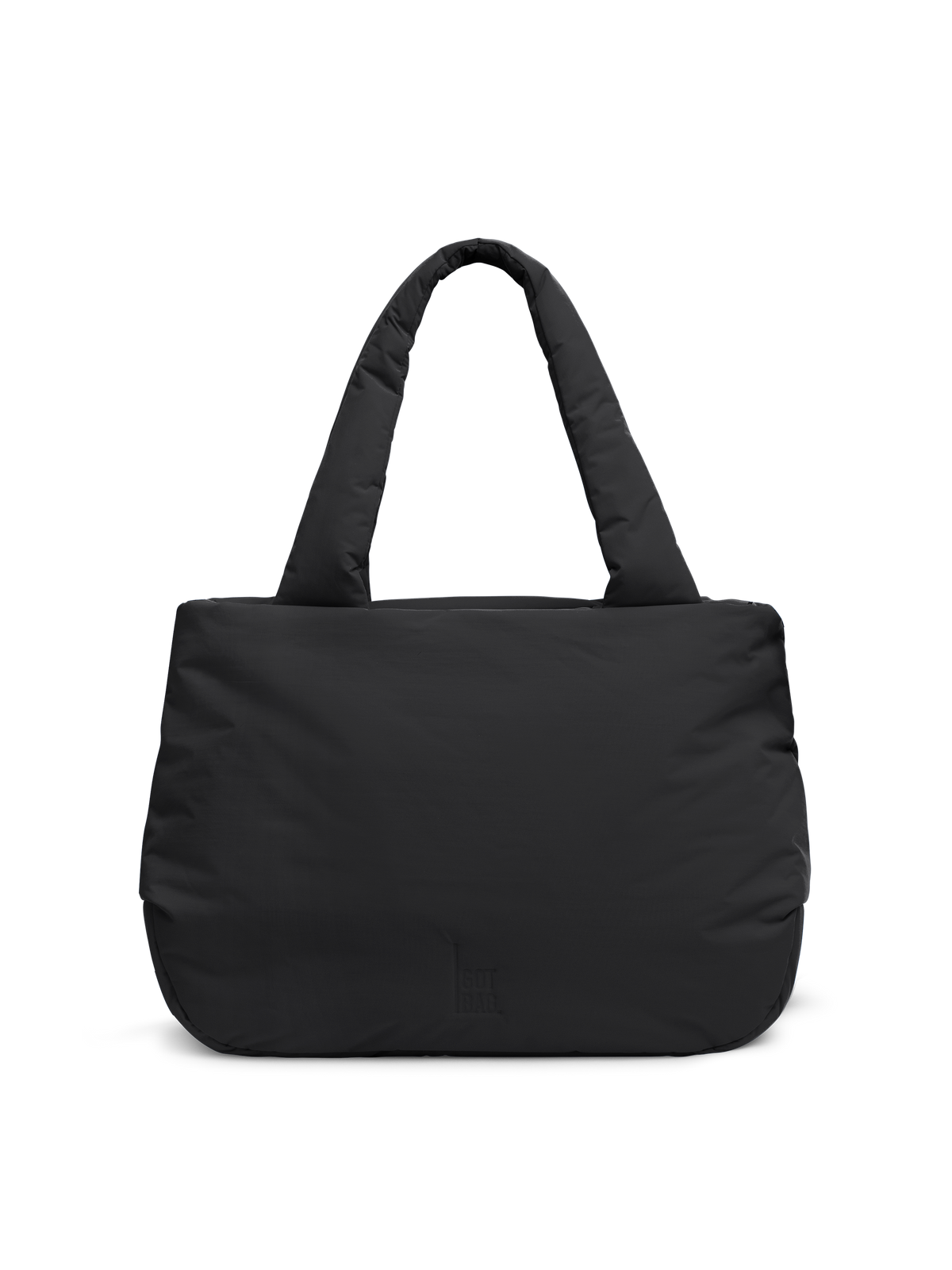 CLOUD HORIZON TOTE BAG Tasche in black (Schwarz) als Studioaufnahme in Frontansicht.