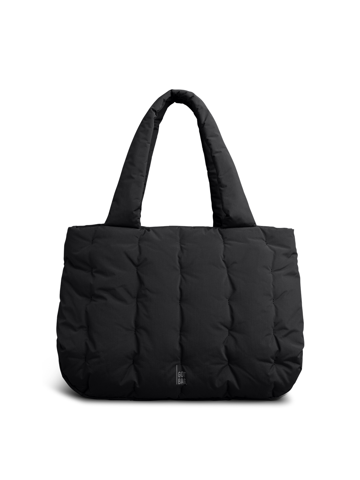 LOOMI HORIZON TOTE BAG bolso en black (Negro) como toma de estudio en vista frontal.