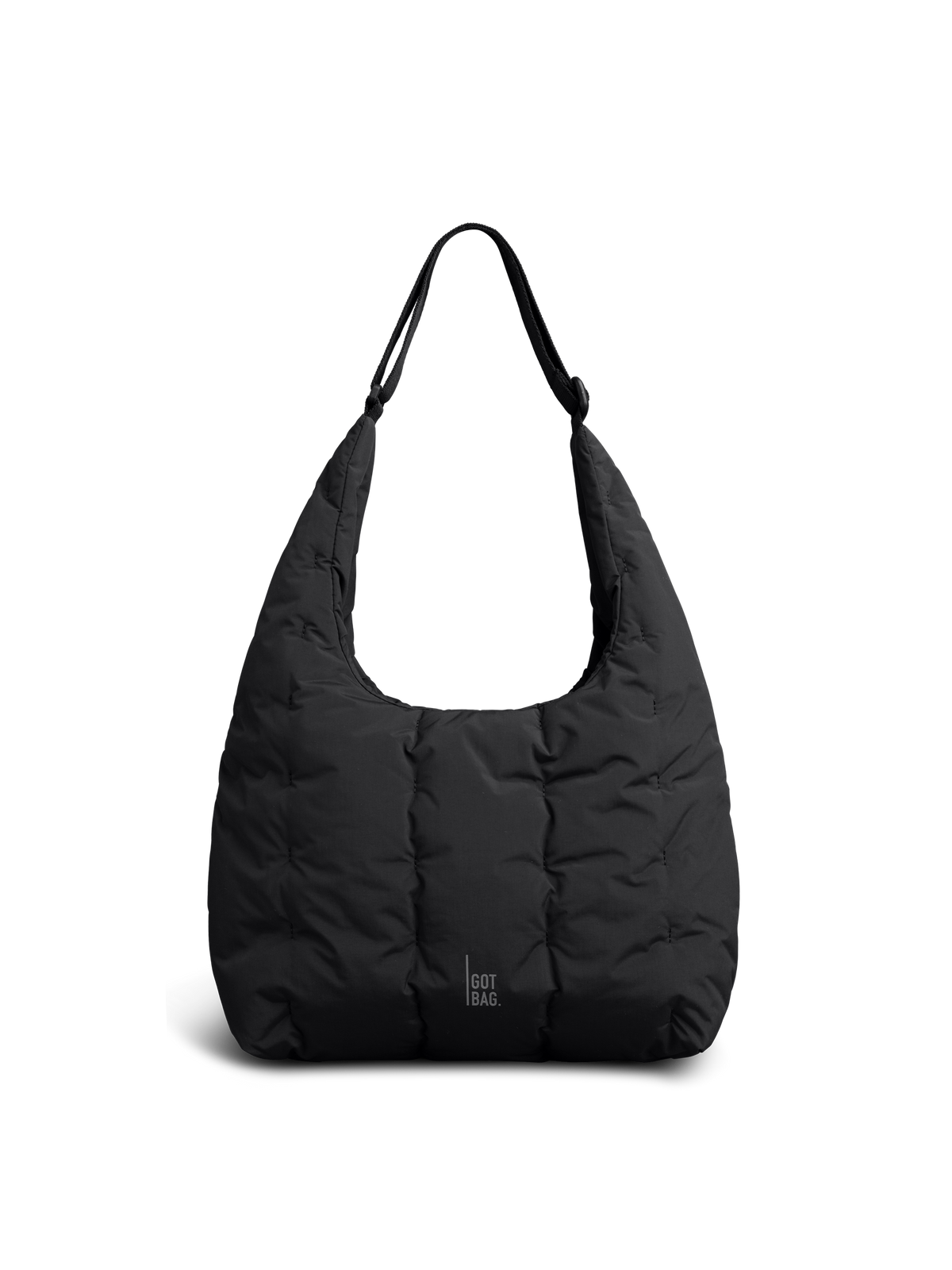 LOOMI SHOULDER BAG torba w black (Czarny) jako zdjęcie studyjne z przodu.