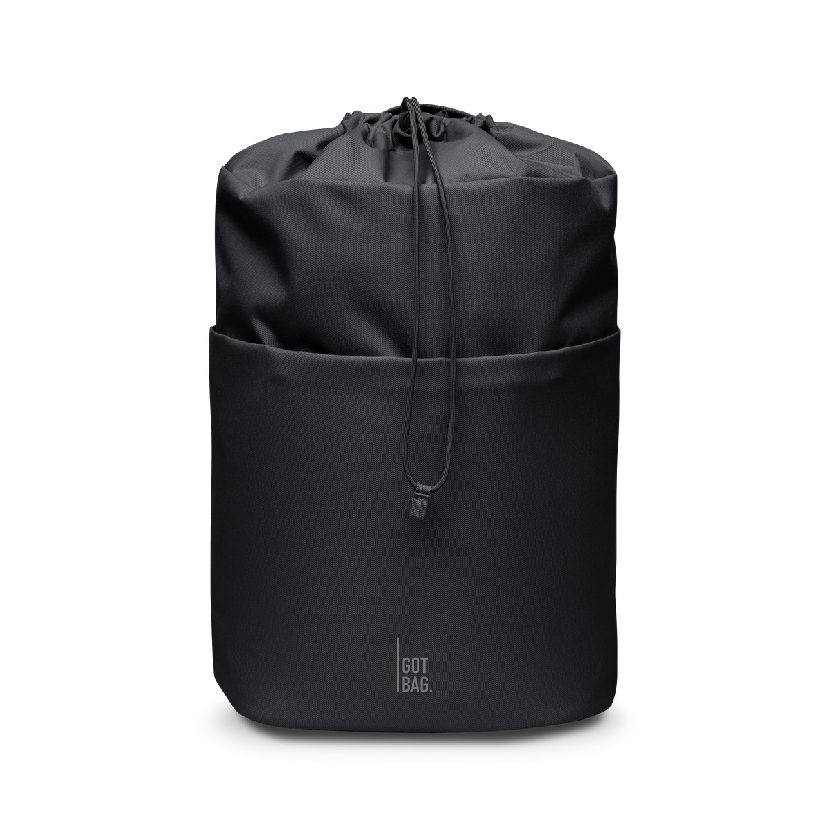BARREL PACK Tasche in black (Schwarz) als Studioaufnahme in Frontansicht.