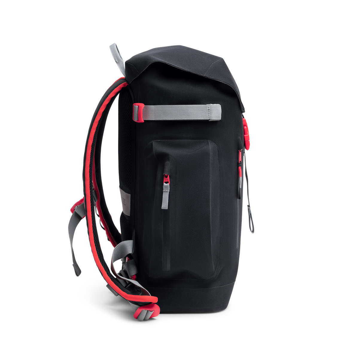 BP0241MA MALIZIA PACK Rucksack in black (Schwarz) als Seitenansicht.
