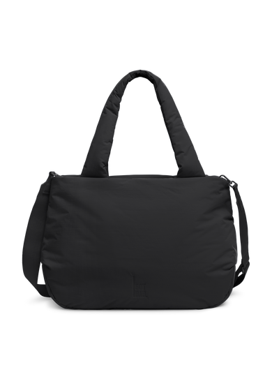CLOUD HORIZON TOTE BAG Tasche in black (Schwarz) als Studioaufnahme in Frontansicht.