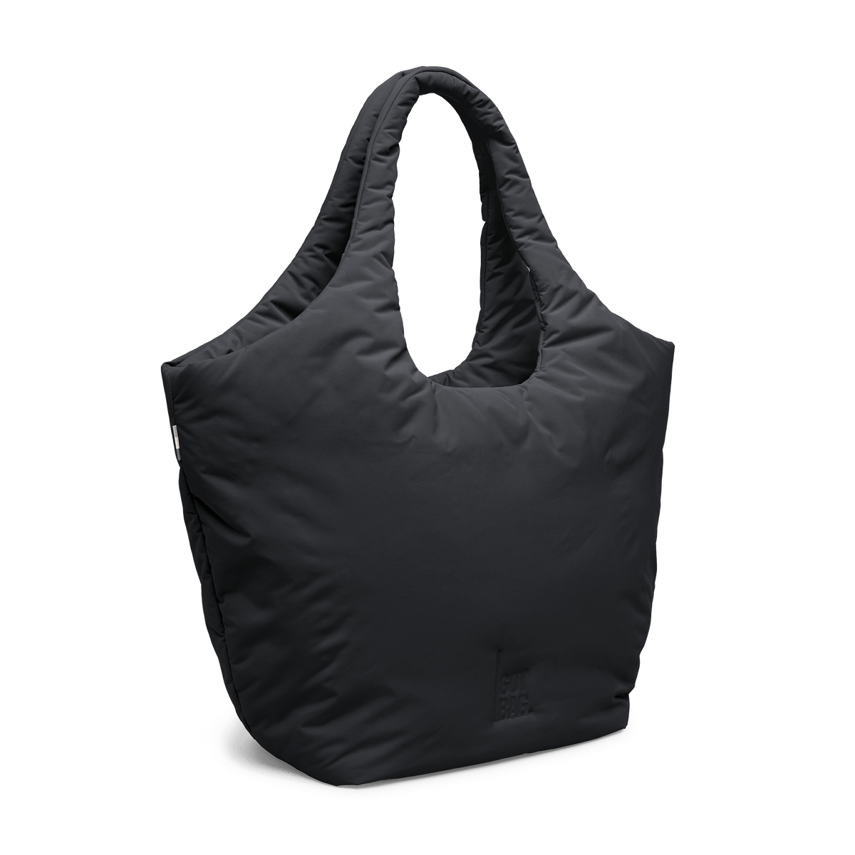 CLOUD TOTE BAG Tasche in black (Schwarz) in Schrägansicht.