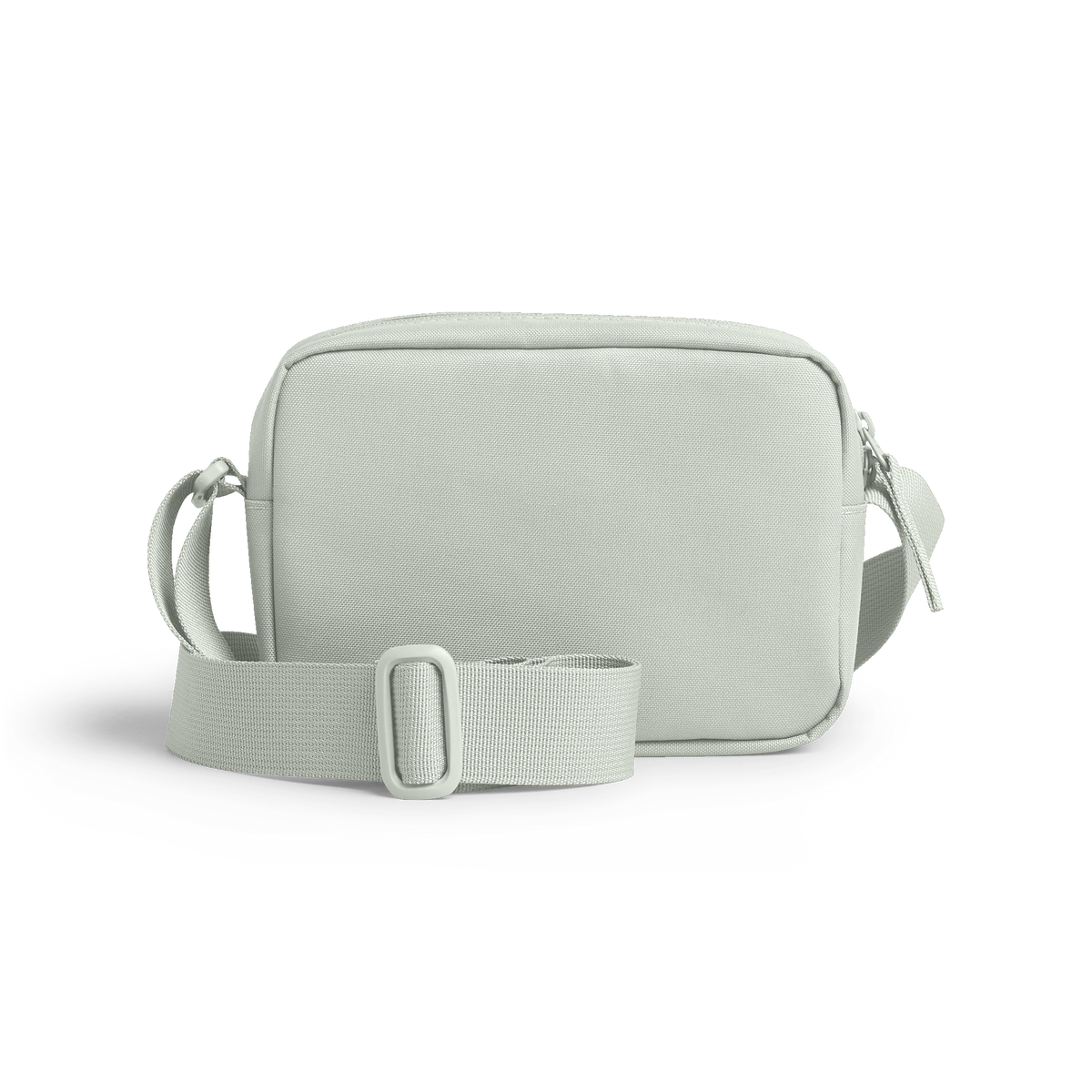 CROSSBODY BAG Tasche in eel (sehr helles Grün/Mint) als Studioaufnahme in Rückansicht.