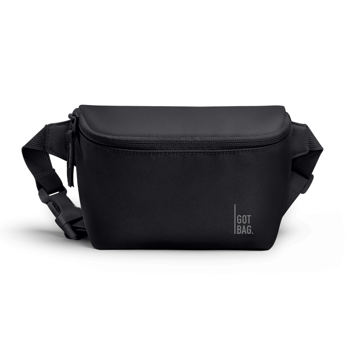 HIP BAG 2.0 MONOCHROME EDITION Tasche in black (Schwarz) als Studioaufnahme in Frontansicht.