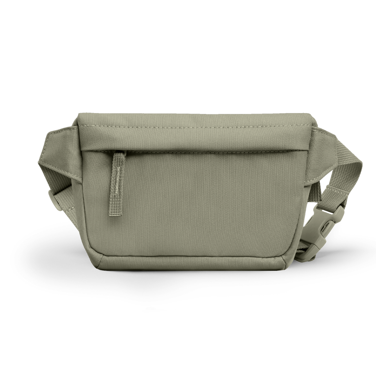 HIP BAG Tasche in seabed (helles Olivgrün) in Rückansicht.