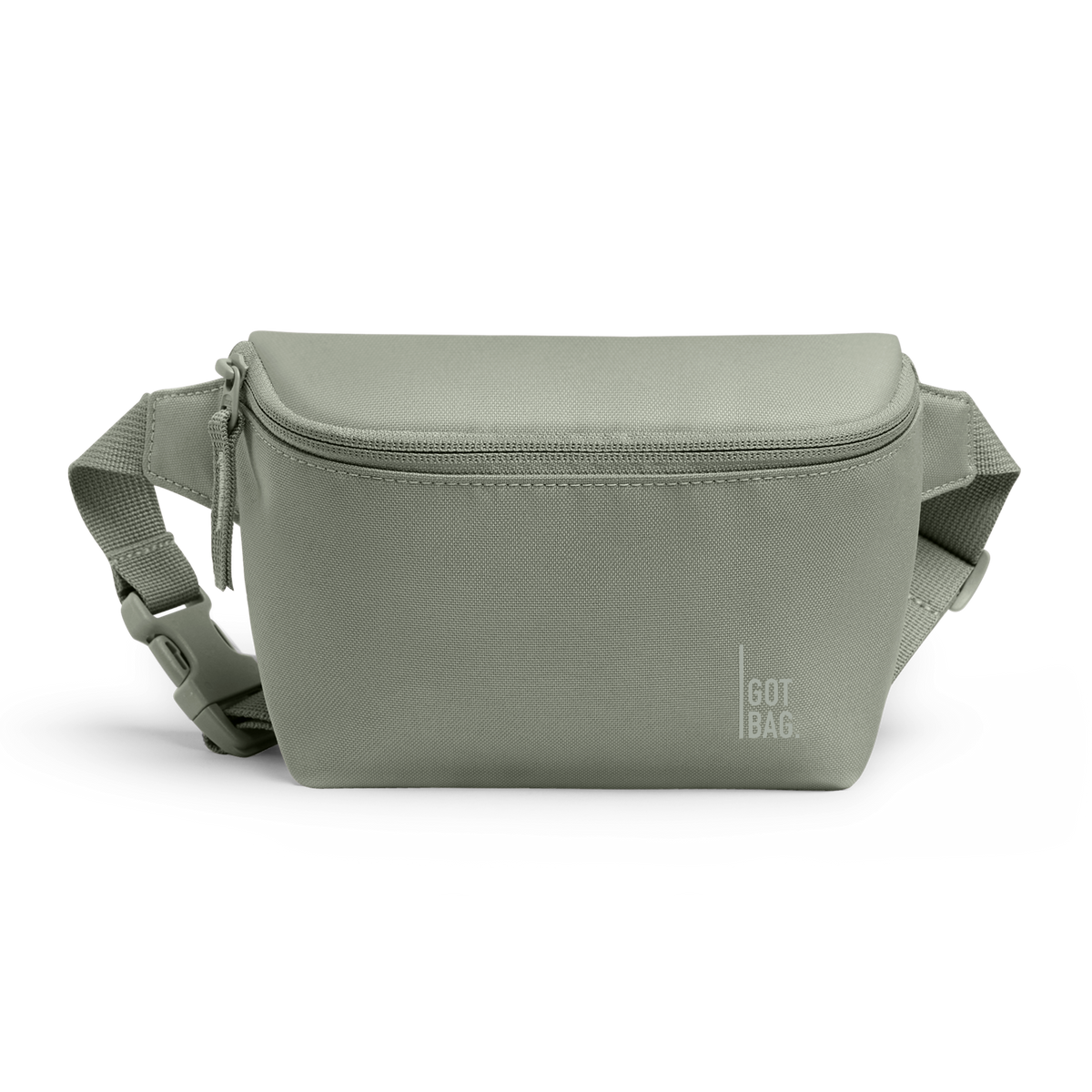 HIP BAG Tasche in bass (Salbeigrün) als Studioaufnahme in Frontansicht.