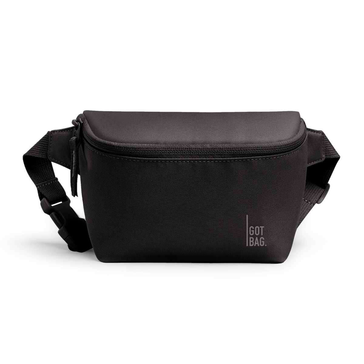 HIP BAG Tasche in mussel (dunkles Braun-Grau) als Frontansicht.