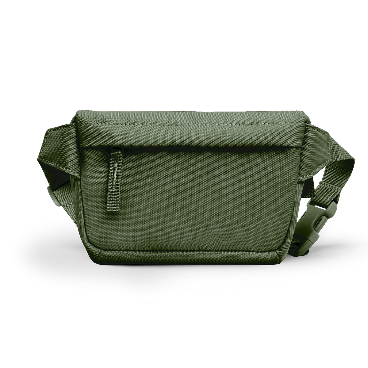 HIP BAG Tasche in seafloor (tiefes Dunkelgrün) als Studioaufnahme in Rückenansicht.