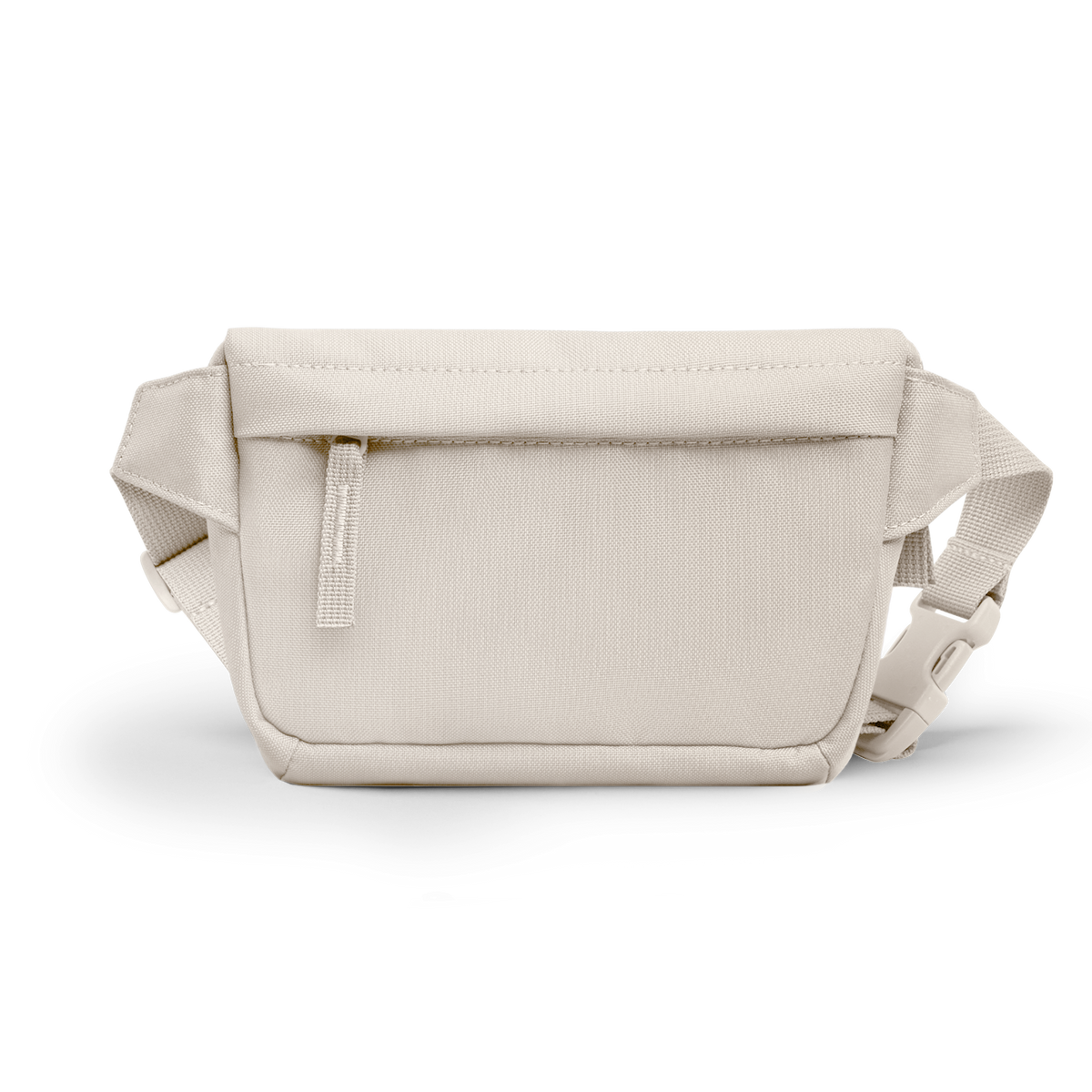 HIP BAG Tasche in soft shell (warmes Cremeweiß) in Frontansicht.
